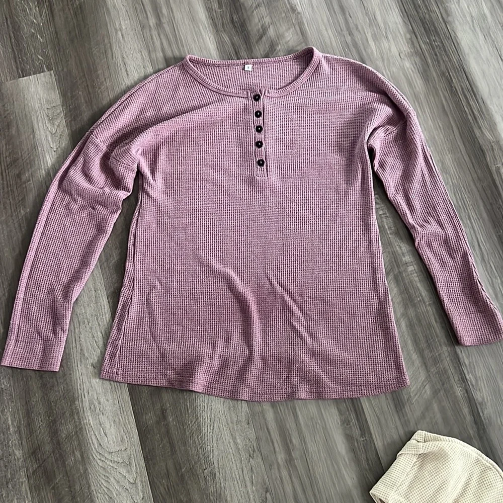 Women long sleeve thermal tops pack of two size small - Picture 4 of 5